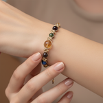 Aslan Burcu Doğal Taş Makrome Bileklik