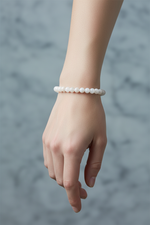 Ay Taşı 6mm Doğal Taş Bileklik