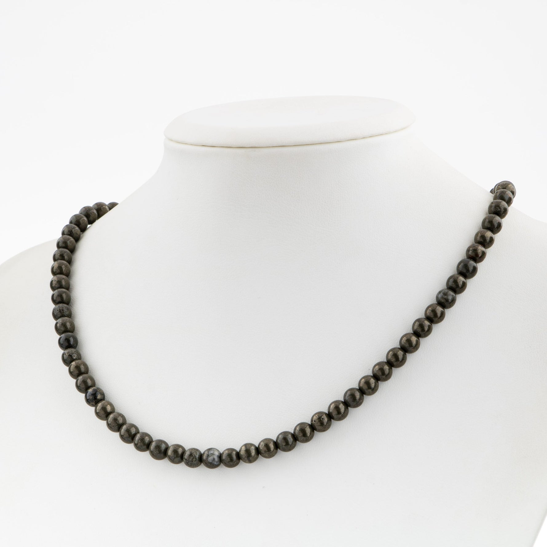 Pirit 6 mm Dizi Doğal Taş Kolye