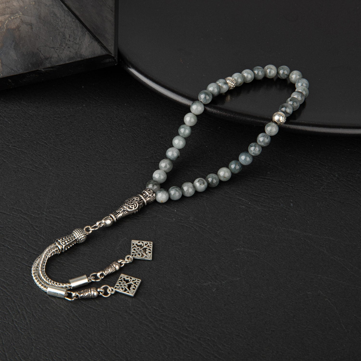 Labradorit Doğal Taş Tesbih 33lük - 6mm