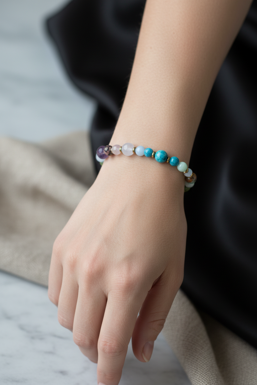 Boğa Burcu Doğal Taş Bileklik