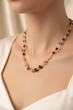 Sertifikalı Aslan Burcu Doğal Taş Makrome Örme Kolye | Pirtash | Özel Üretim