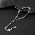 Yeşil Florit Doğal Taş Tesbih 33lük - 6mm