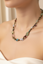 Sertifikalı Boğa Burcu Doğal Taş Makrome Örme Kolye | Pirtash | Özel Üretim