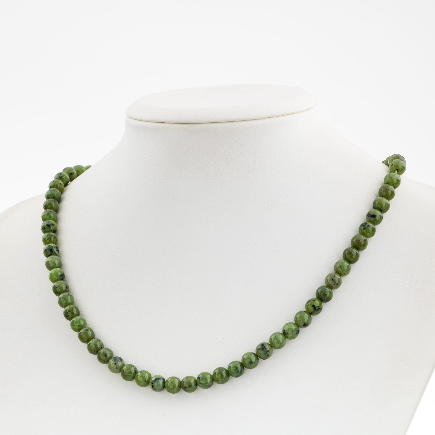 Yeşim 6 mm Dizi Doğal Taş Kolye