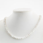 Ay Taşı 6 mm Dizi Doğal Taş Kolye