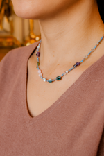 Sertifikalı Balık Burcu Doğal Taş Kolye – Makrome El İşçiliği