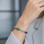 Sertifikalı Koç Burcu Doğal Taş Makrome Örme Bileklik | Pirtash | Özel Üretim