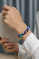 Sertifikalı Koç Burcu Doğal Taş Makrome Örme Bileklik | Pirtash | Özel Üretim