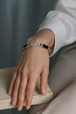 Sertifikalı Başak Burcu Doğal Taş Makrome Örme Bileklik | Pirtash | Özel Üretim