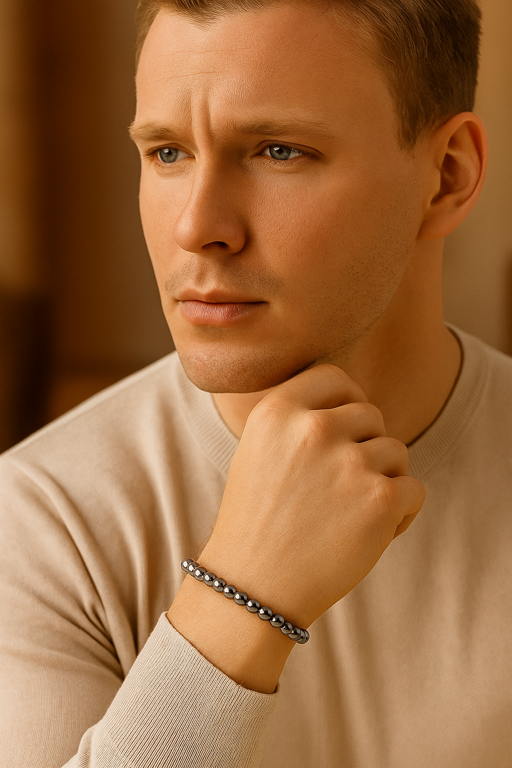 Sertifikalı Trehartz 6 mm Doğal Taş Bileklik