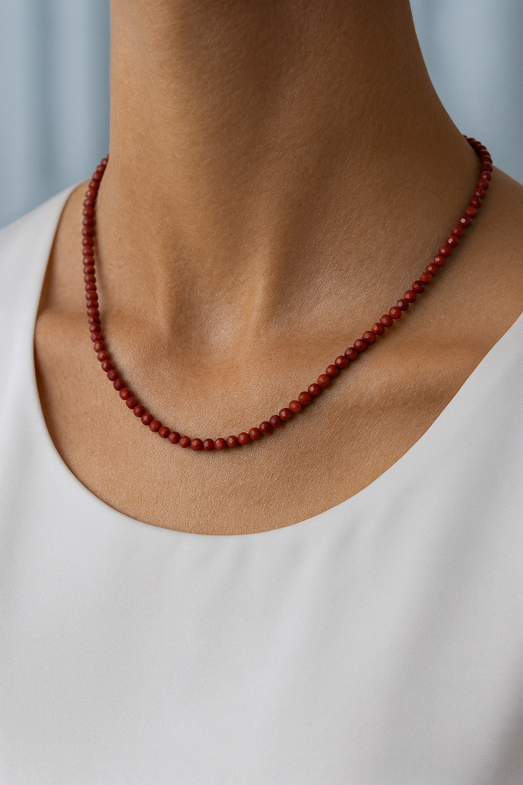 Sertifikalı Jasper Doğal Taş Kolye | Pirtash | Özel Üretim