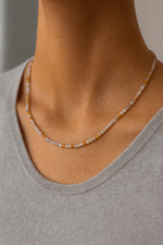 Sertifikalı Botswana Akik Doğal Taş Kolye | Pirtash | Özel Üretim