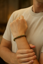 Sertifikalı Unakit 8 mm Doğal Taş Bileklik