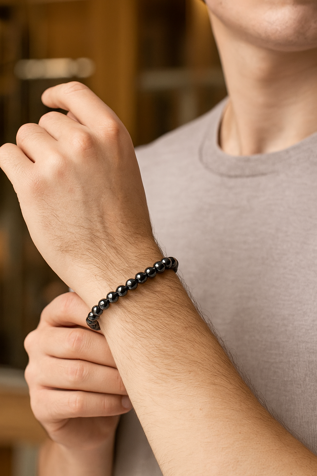 Sertifikalı Trehartz 8 mm Doğal Taş Bileklik