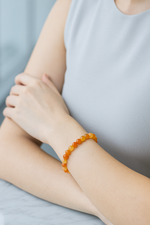 Sertifikalı Madagaskar Akiği 8 mm Doğal Taş Bileklik