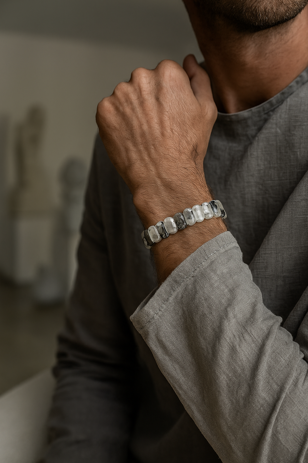 Sertifikalı Rutilli Kuvars 9 x 14 mm Özel Kesim Bileklik