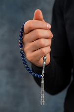 Sertifikalı Lapis Lazuli 33’lük Doğal Taş Tesbih – 8 mm