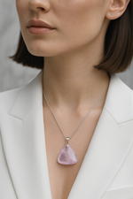 Sertifikalı Ametist Doğal Taş Kolye