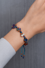 Sertifikalı Yay Burcu Doğal Taş Makrome Bileklik | Pirtash | Özel Üretim