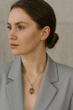 Sertifikalı Kaplan Gözü Doğal Taş Kolye