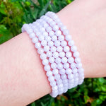 Sertifikalı Mavi Akik Doğal Taş Bileklik – 6 mm