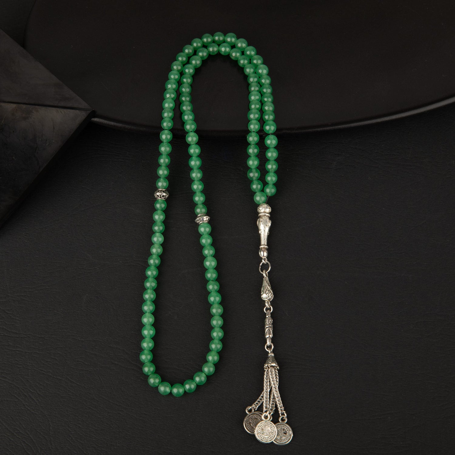 Yeşil Aventurin Doğal Taş Tesbih 99luk - 6mm