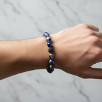 Sodalit Hematit Zirkon Aparat Doğal Taş Bileklik