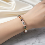 Aslan Burcu Doğal Taş Bileklik – Bronzit, Güneş Taşı, Kan Taşı, Labradorit, Rodonit ve Sitrin