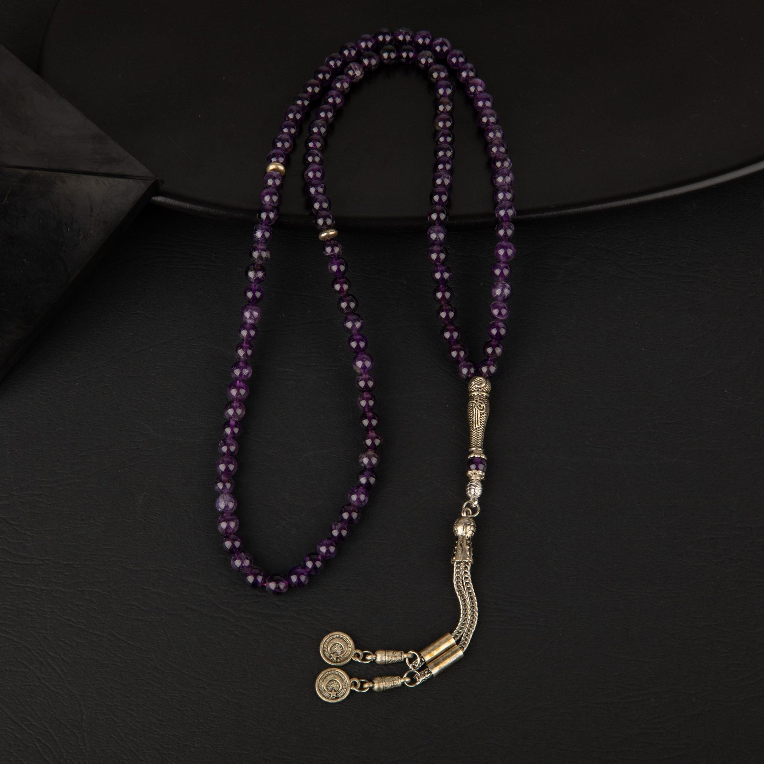 Ametrin Doğal Taş Tesbih 99luk - 6mm