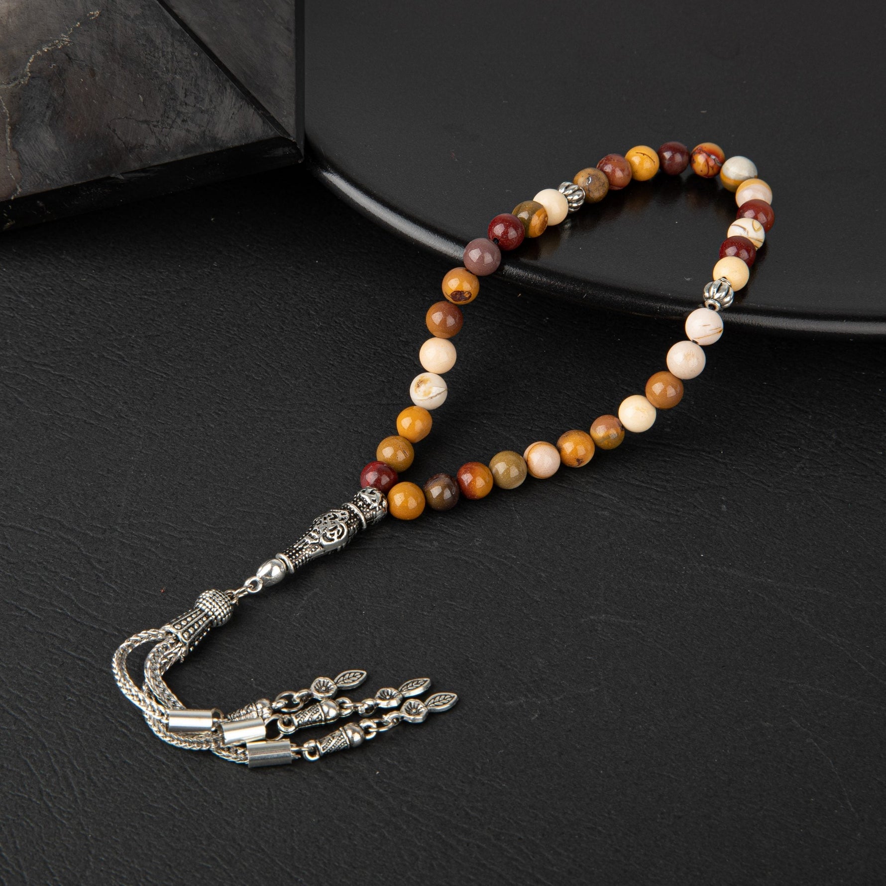 Jasper Doğal Taş Tesbih 33lük - 6mm