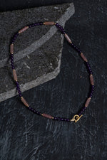 Sertifikalı Ametist, Çilek Kuvars Gümüş Kapama Doğal Taş Kolye