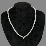 Sertifikalı Hakiki Orijinal İnci Doğal Taş Gümüş Aparatlı (4 Köşeli Yıldız Aparatlı) Kolye