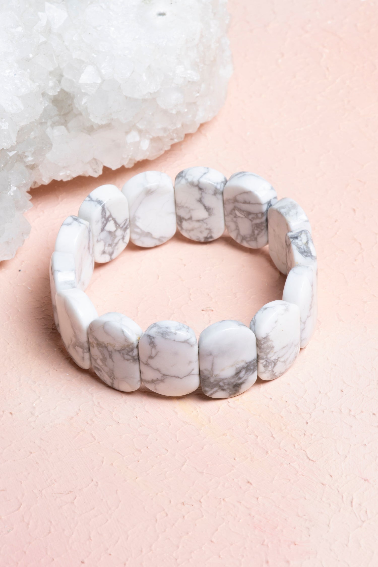 Sertifikalı Havlit Geniş Kesim Doğal Taş Bileklik