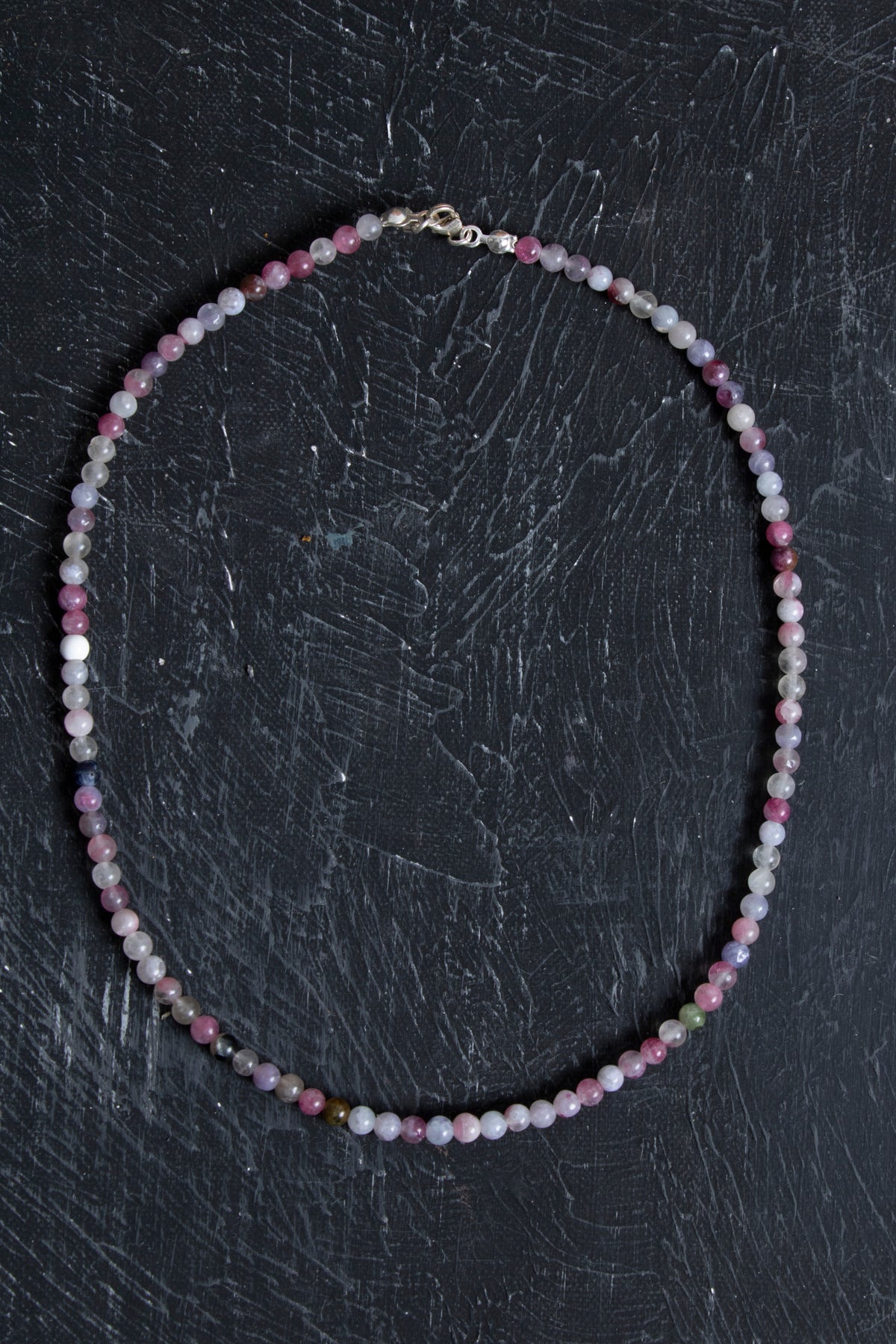 Sertifikalı Turmalin Gümüş Kapama Doğal Taş Kolye