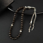 Dumanlı Kuvars Doğal Taş Tesbih 33lük - 6mm