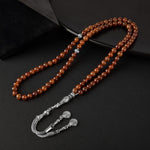 Hessonit Lal Doğal Taş Tesbih 99luk - 6mm