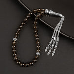 Dumanlı Kuvars Doğal Taş Tesbih 33lük - 8mm