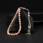 Güneş Taşı Doğal Taş Tesbih 33lük - 6mm