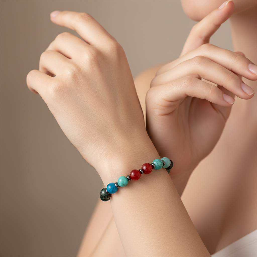 Başak Burcu Doğal Taş Bileklik