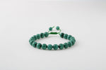 Malakit 8mm Merdiven Kapama Doğal Taş Bileklik