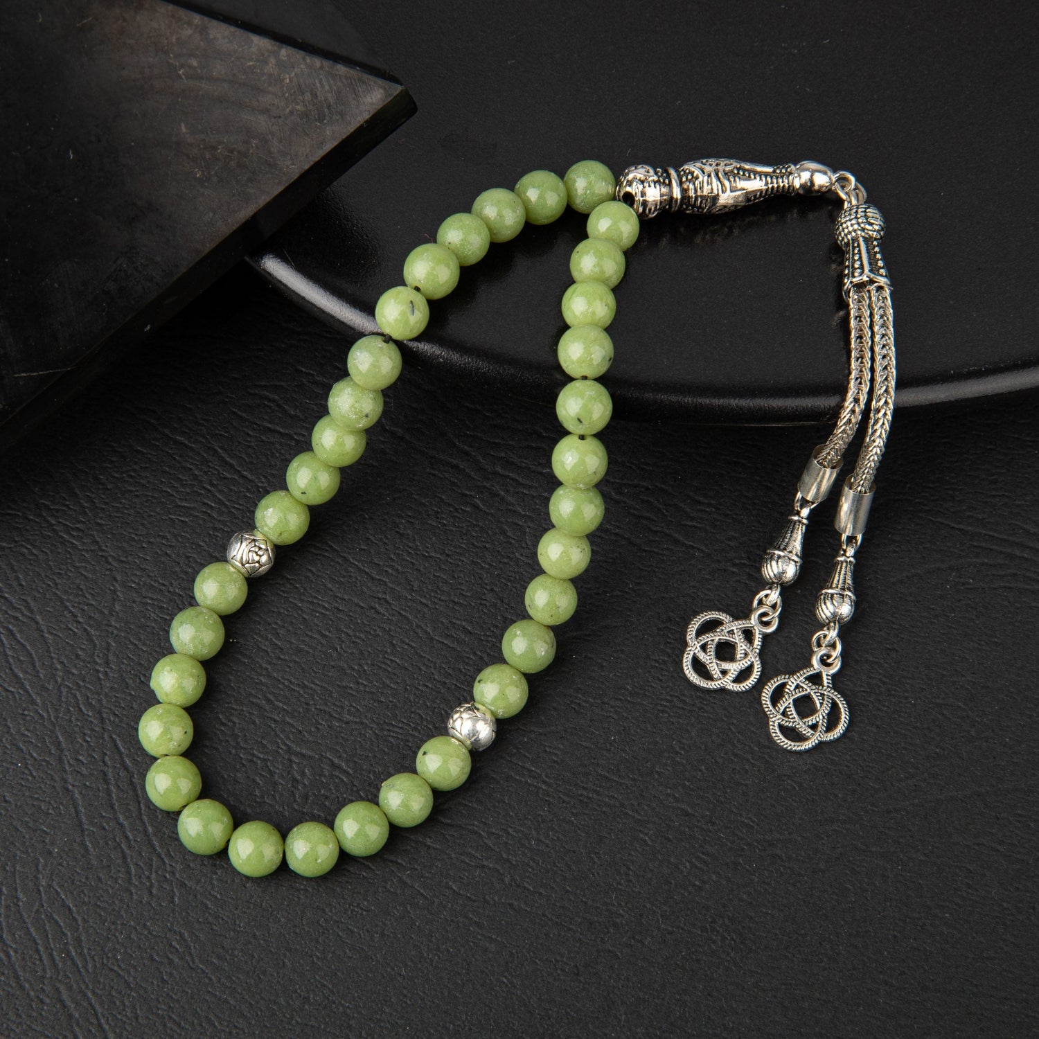 Yeşim Doğal Taş Tesbih 33lük - 6mm