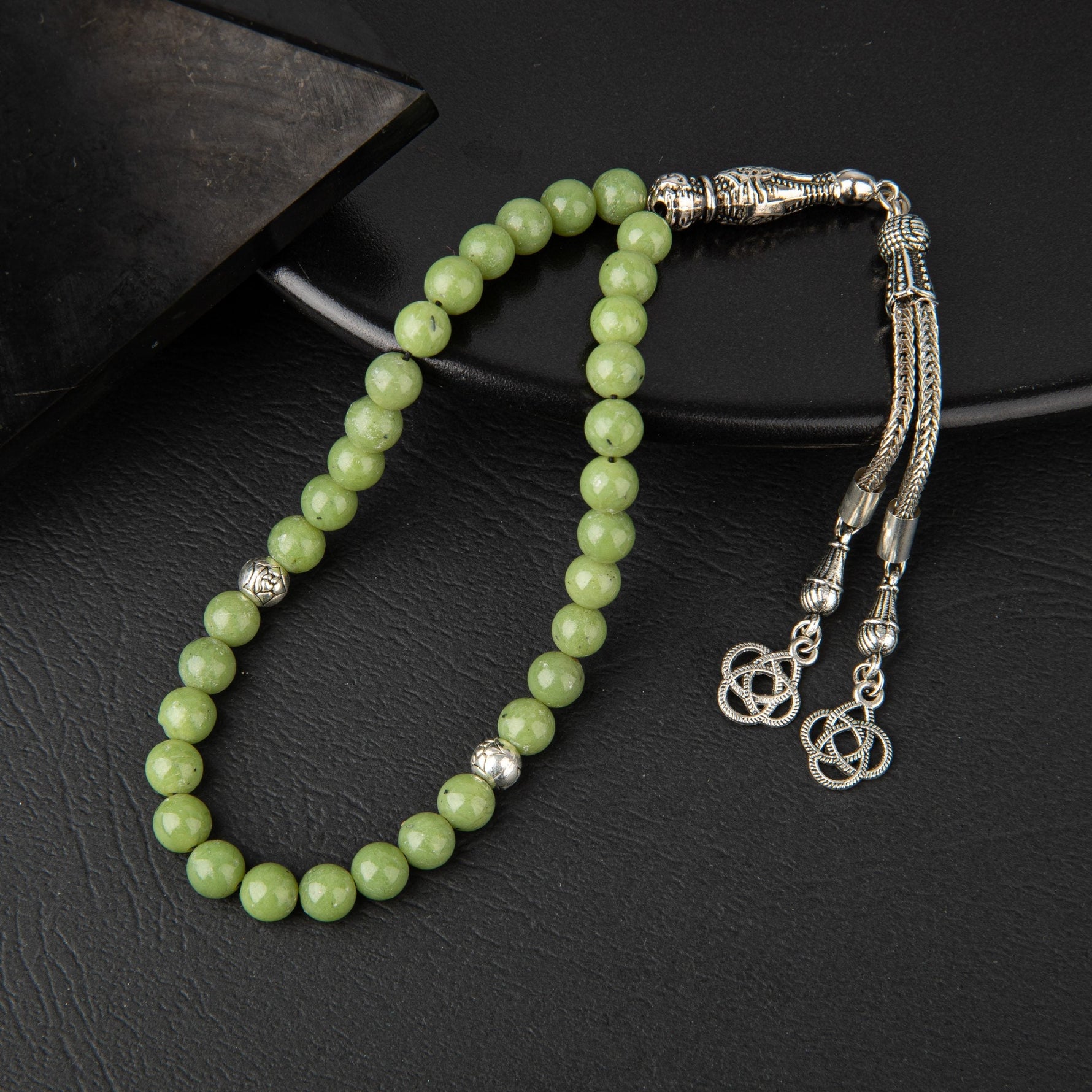 Yeşim Doğal Taş Tesbih 33lük - 6mm