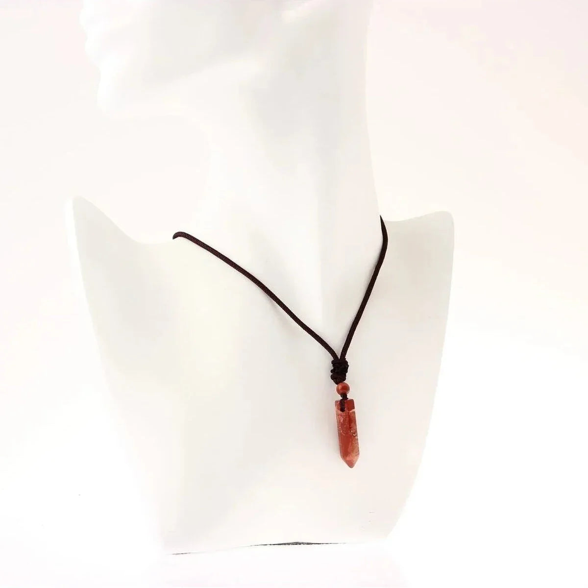 Jasper Doğal Taş Kolye Ucu 3cm
