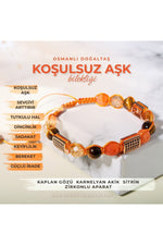 Koşulsuz Aşk Doğal Taş Zirkon Bileklik