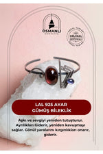Sertifikalı Lal 925 Ayar Gümüş Bileklik