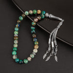 Krizokol Doğal Taş Tesbih 33lük - 8mm