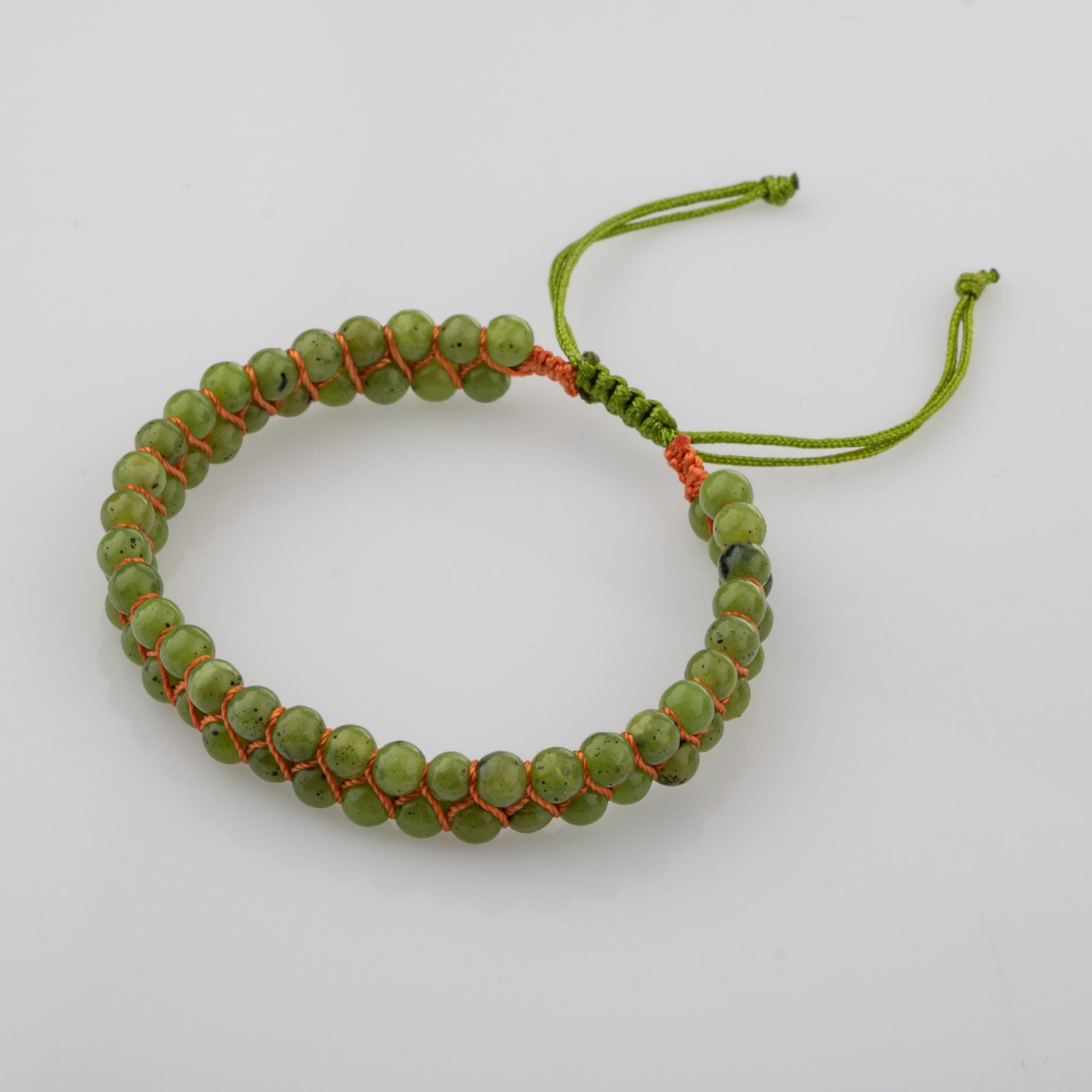 Yeşim 4mm Çift Sıra Doğal Taş Bileklik