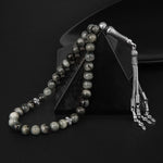 Kedi Gözü Doğal Taş Tesbih 33lük - 8mm