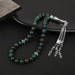 Kan Taşı Doğal Taş Tesbih 33lük - 8mm